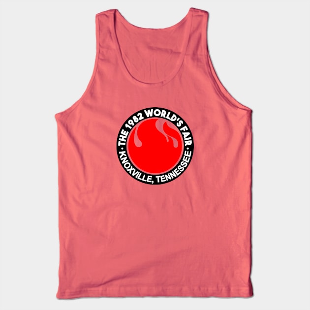 '82 World's Fair Logo - 6 Tank Top by BigOrangeShirtShop